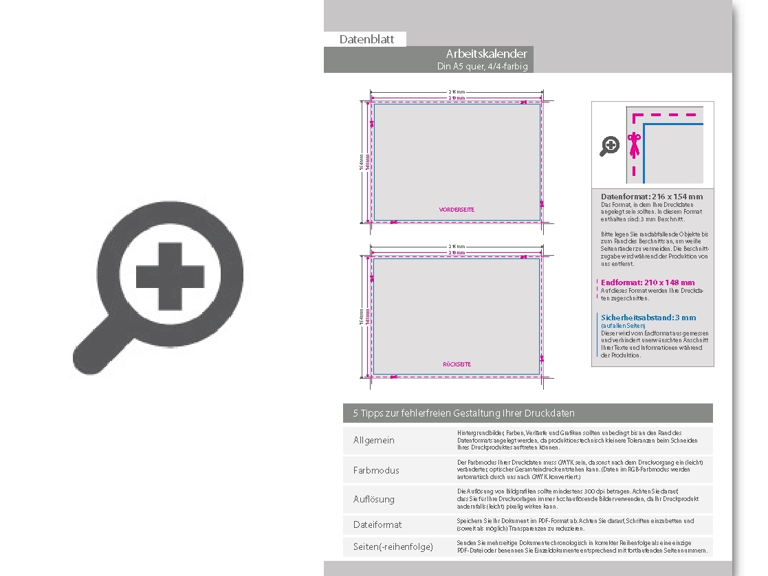 Product Bild arbeitskalender__din_a5_quer_(21_0_x_14_8_cm)__2-seitig__4_4-farbig